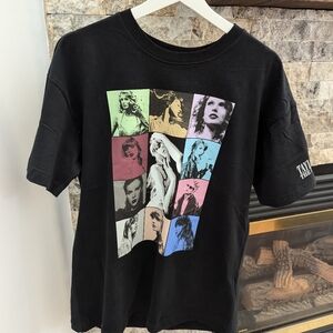 Taylor Swift The Eras Tour Black T-shirt